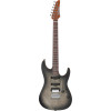 Ibanez TQM2-CUF Tom Quayle Signature Electric Guitar 6-String - Charcoal Black Burst Flat