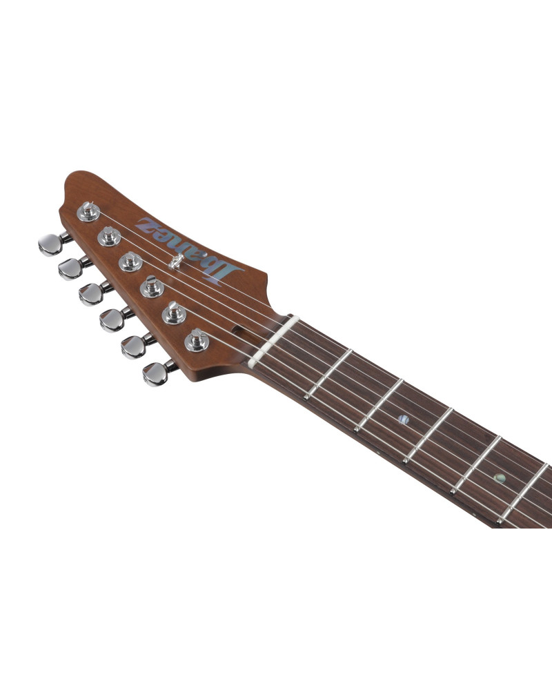 Ibanez TQM2-CUF Tom Quayle Signature Electric Guitar 6-String - Charcoal Black Burst Flat