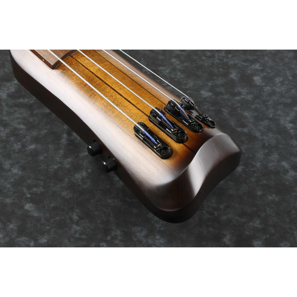 Ibanez UB804-MOB Bass Workshop Upright Bass 4-String - Mahagony Oil Burst + Gig Bag & Roadpro Stand