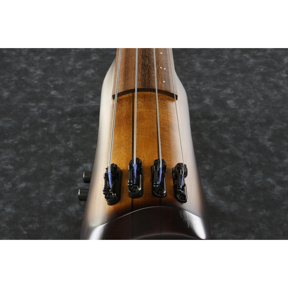 Ibanez UB804-MOB Bass Workshop Upright Bass 4-String - Mahagony Oil Burst + Gig Bag & Roadpro Stand
