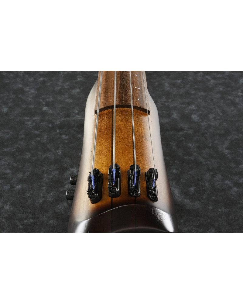 Ibanez UB804-MOB Bass Workshop Upright Bass 4-String - Mahagony Oil Burst + Gig Bag & Roadpro Stand