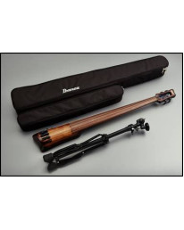 Ibanez UB804-MOB Bass Workshop Upright Bass 4-String - Mahagony Oil Burst + Gig Bag & Roadpro Stand