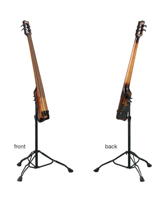 Ibanez UB804-MOB Bass Workshop Upright Bass 4-String - Mahagony Oil Burst + Gig Bag & Roadpro Stand