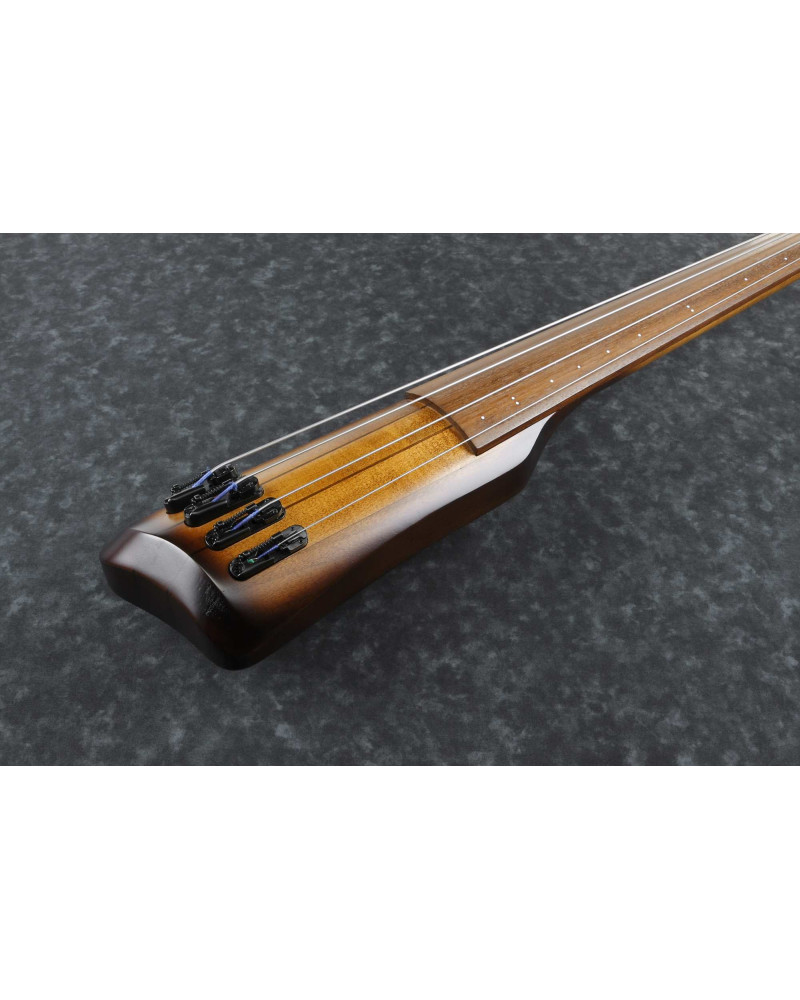 Ibanez UB804-MOB Bass Workshop Upright Bass 4-String - Mahagony Oil Burst + Gig Bag & Roadpro Stand