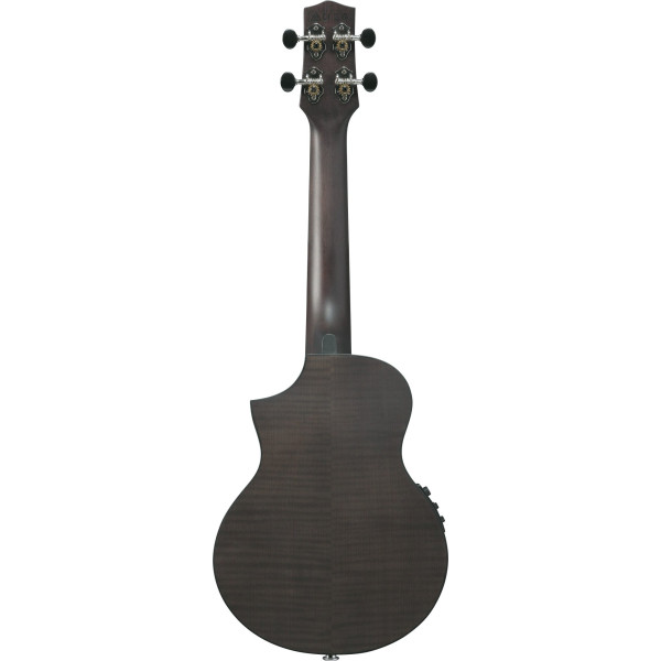 Ibanez UEW12E-BIF UEW Concert Ukulele 4-String - Black Ice Flat