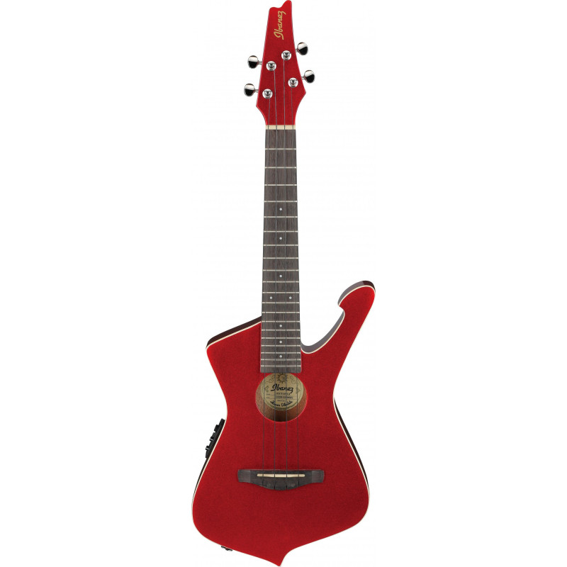 Ibanez UICT10-CA Iceman Tenor Ukulele 4-String - Candy Apple + Gig Bag
