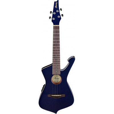 Ibanez UICT10-MM Iceman Tenor Ukulele 4-String - Midnight Metallic + Gig Bag