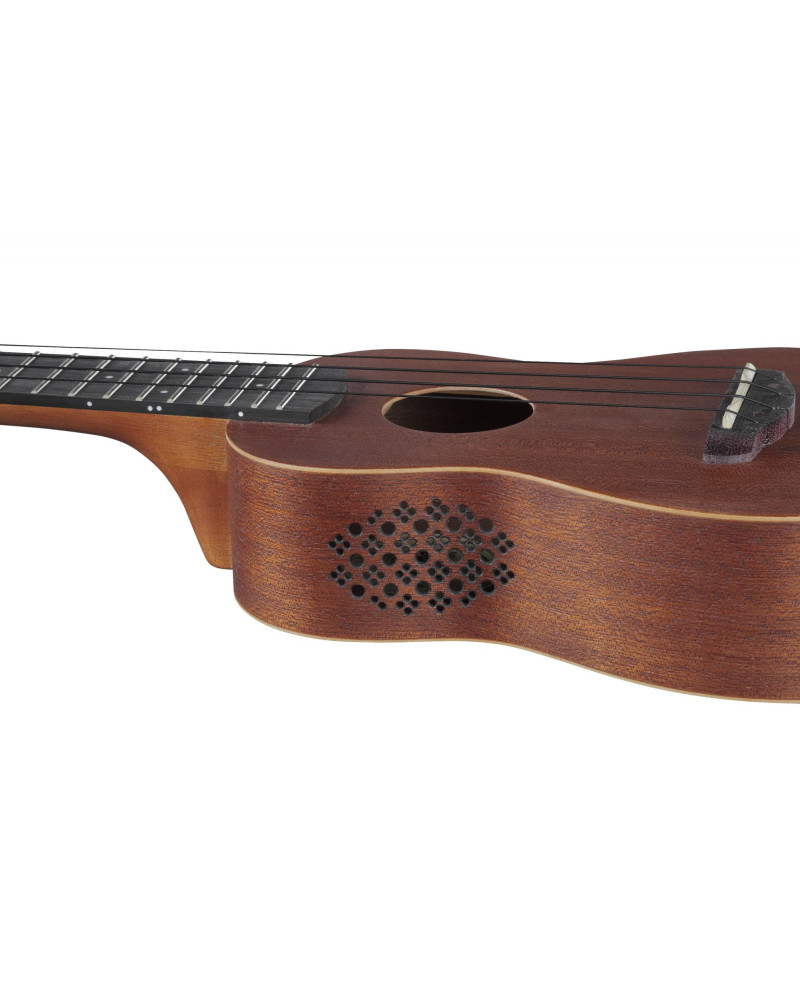 Ibanez UKS100-OPN Soprano Ukulele 4-String - Open Pore Natural + Gig Bag