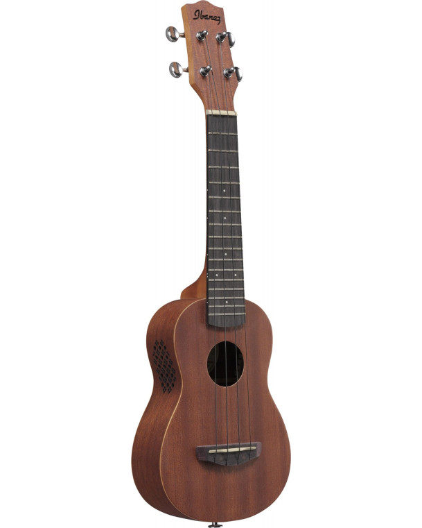 Ibanez UKS100-OPN Soprano Ukulele 4-String - Open Pore Natural + Gig Bag