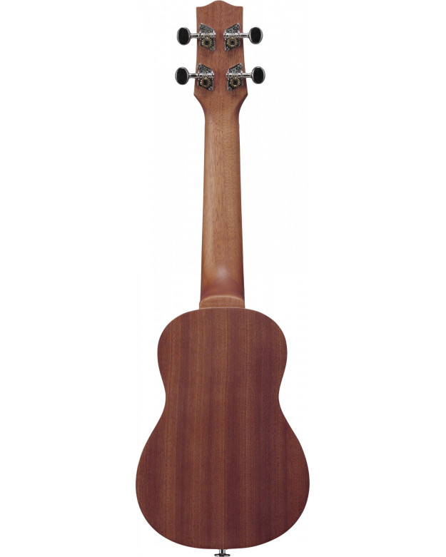 Ibanez UKS100-OPN Soprano Ukulele 4-String - Open Pore Natural + Gig Bag