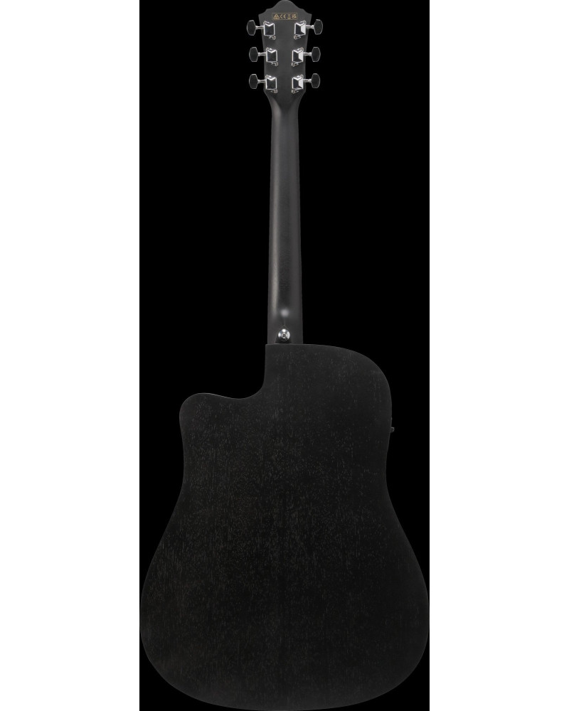 Ibanez V44CE-WK V Acoustic Guitar 6-String - Weathered Black Open Pore