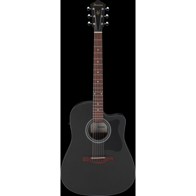 Ibanez V44CE-WK V Acoustic Guitar 6-String - Weathered Black Open Pore