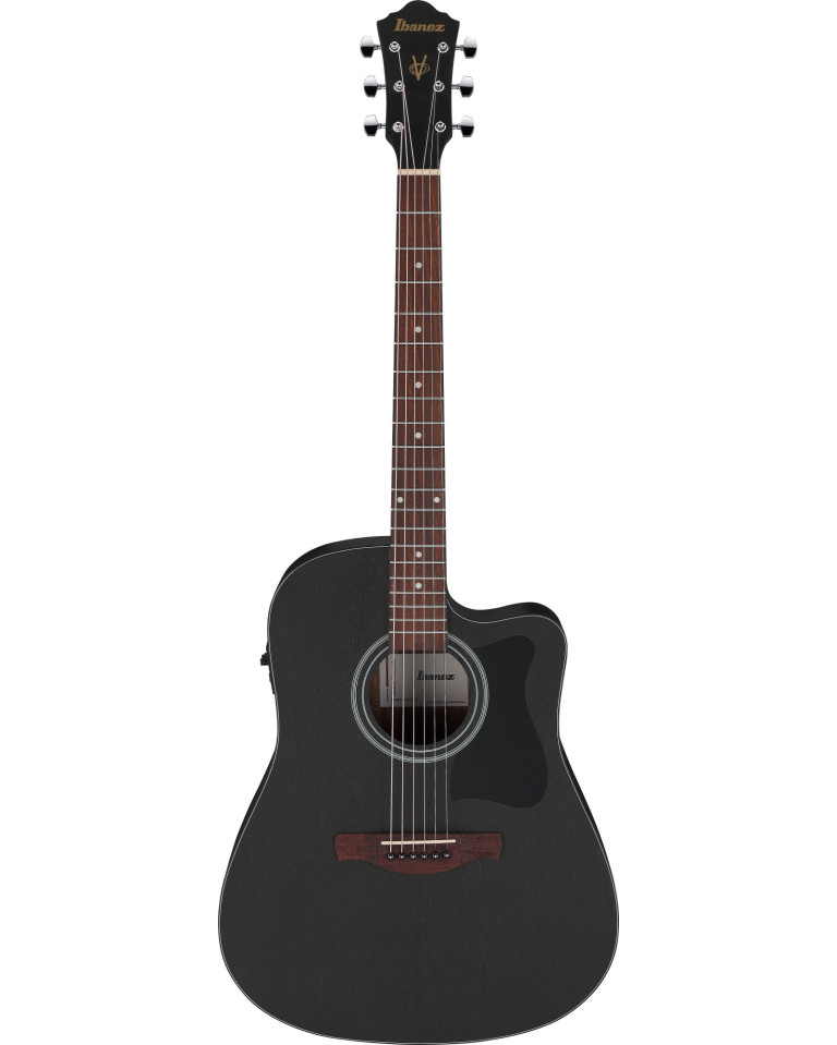Ibanez V44CE-WK V Acoustic Guitar 6-String - Weathered Black Open Pore