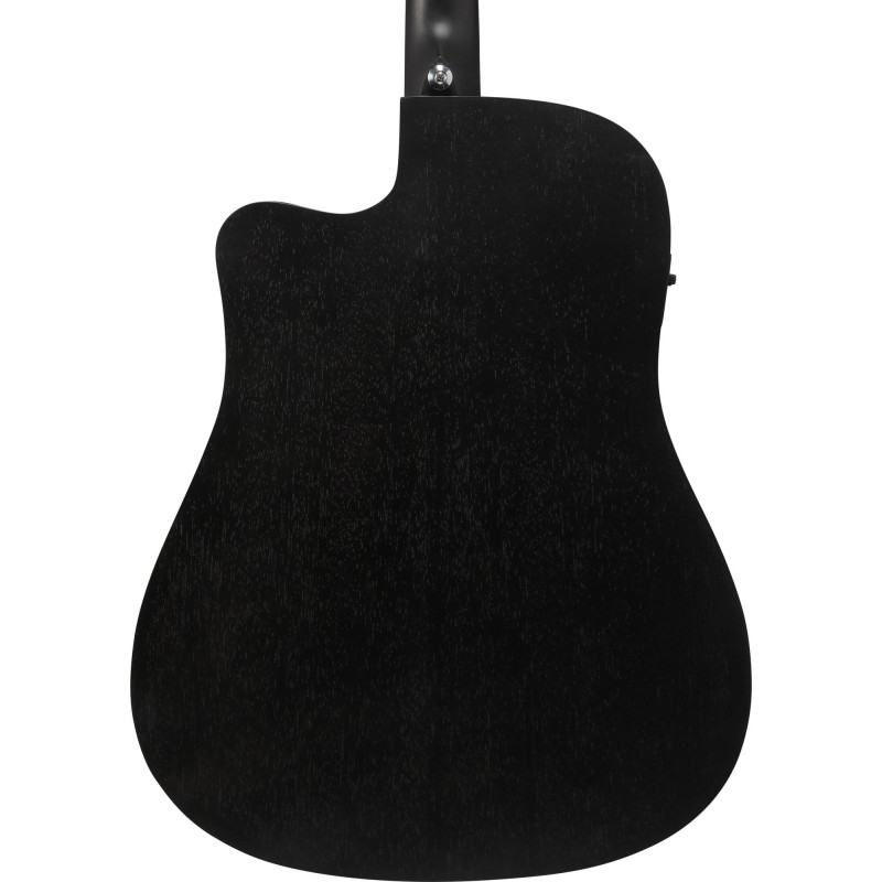 Ibanez V44CE-WK V Acoustic Guitar 6-String - Weathered Black Open Pore