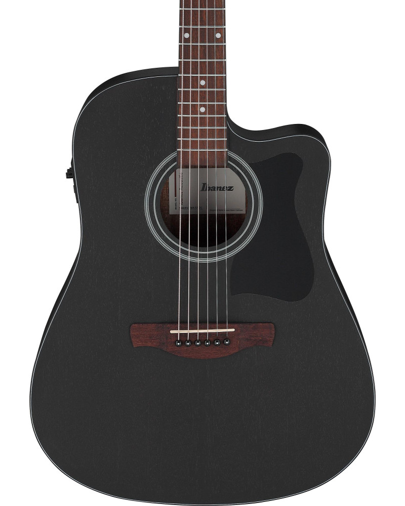 Ibanez V44CE-WK V Acoustic Guitar 6-String - Weathered Black Open Pore