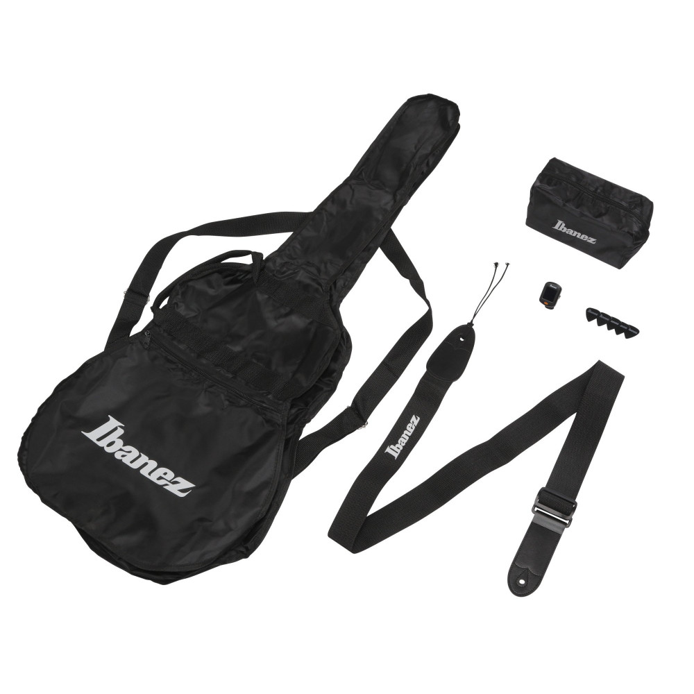 Ibanez V50LNJP-OPN Jampack Acoustic Guitar Set 6-String Lefty - Open Pore Natural + Gig Bag, Strap, Tuner & Picks