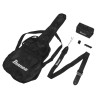 Ibanez V50LNJP-OPN Jampack Acoustic Guitar Set 6-String Lefty - Open Pore Natural + Gig Bag, Strap, Tuner & Picks