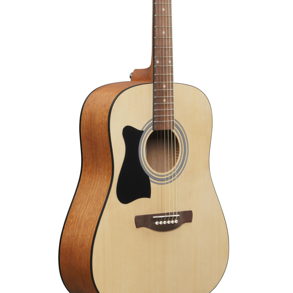 Ibanez V50LNJP-OPN Jampack Acoustic Guitar Set 6-String Lefty - Open Pore Natural + Gig Bag, Strap, Tuner & Picks