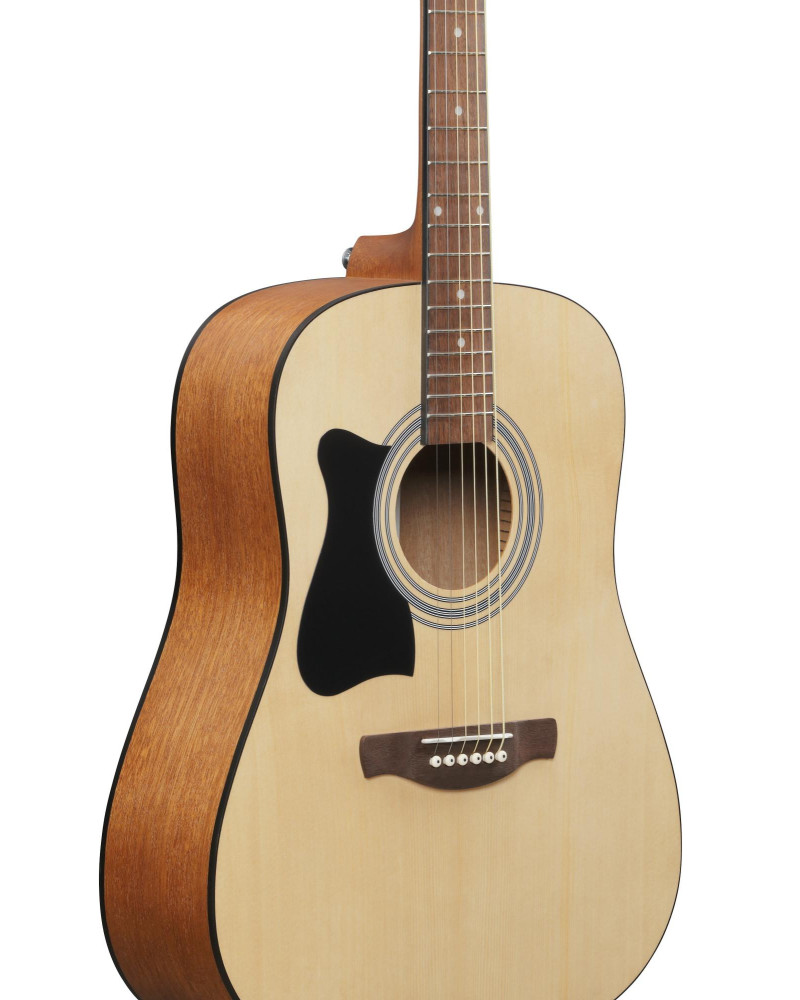 Ibanez V50LNJP-OPN Jampack Acoustic Guitar Set 6-String Lefty - Open Pore Natural + Gig Bag, Strap, Tuner & Picks