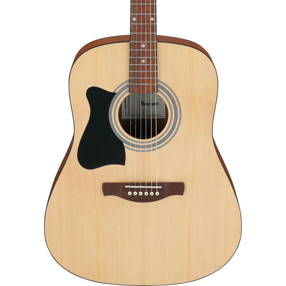 Ibanez V50LNJP-OPN Jampack Acoustic Guitar Set 6-String Lefty - Open Pore Natural + Gig Bag, Strap, Tuner & Picks