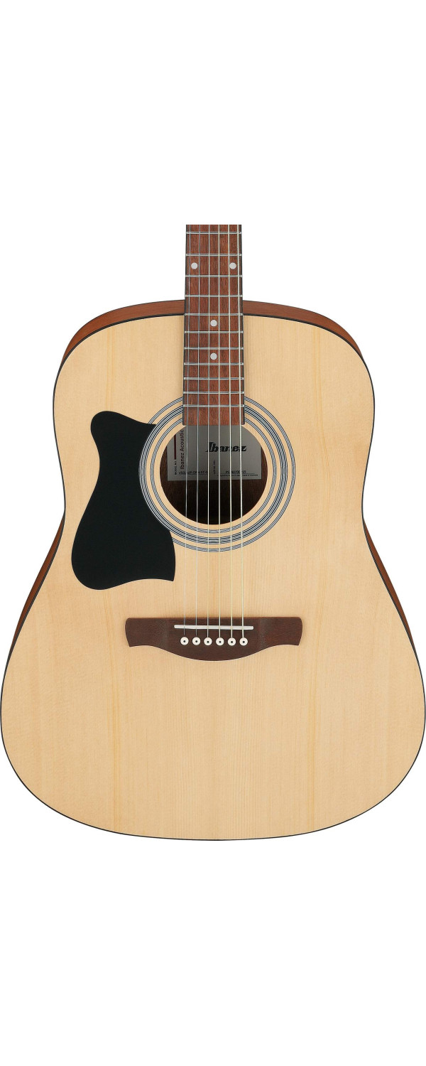 Ibanez V50LNJP-OPN Jampack Acoustic Guitar Set 6-String Lefty - Open Pore Natural + Gig Bag, Strap, Tuner & Picks