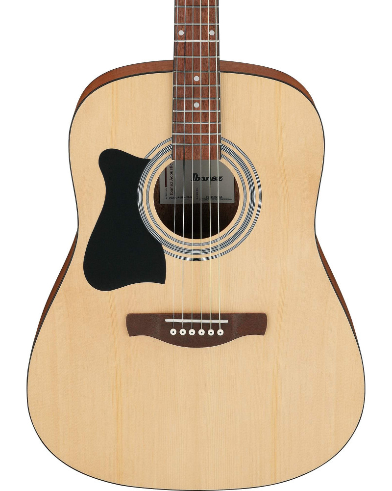 Ibanez V50LNJP-OPN Jampack Acoustic Guitar Set 6-String Lefty - Open Pore Natural + Gig Bag, Strap, Tuner & Picks