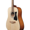 Ibanez V50NJP-OPN Jampack Acoustic Guitar Set 6-String - Open Pore Natural + Gig Bag, Strap, Tuner & Picks