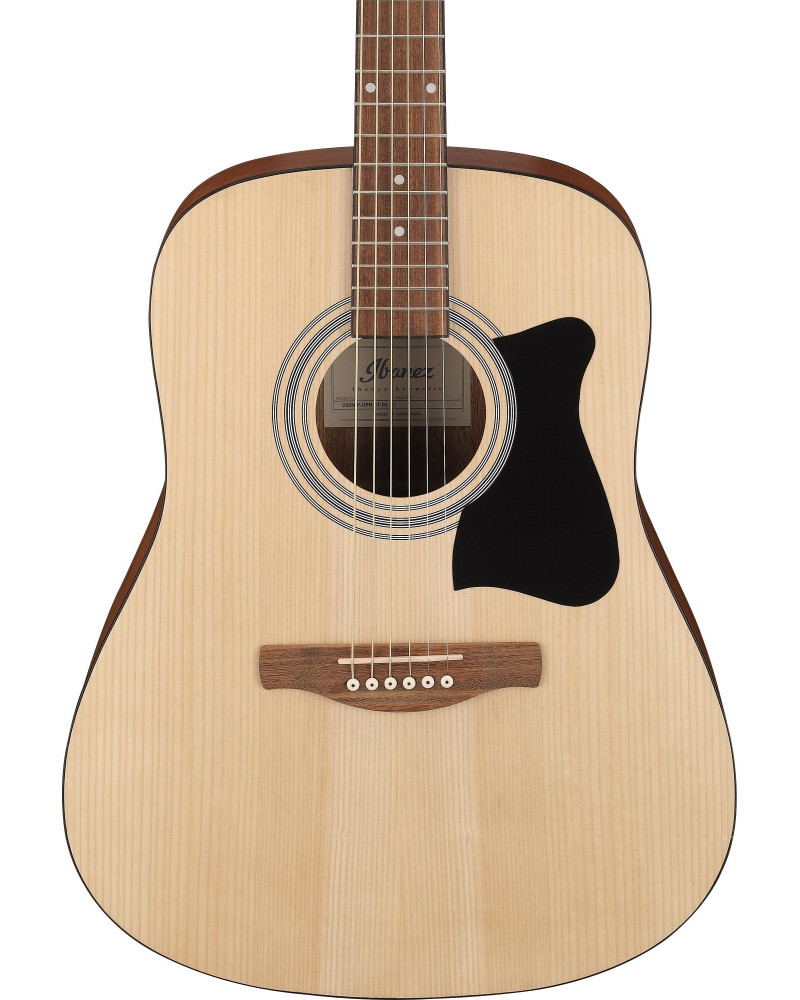 Ibanez V50NJP-OPN Jampack Acoustic Guitar Set 6-String - Open Pore Natural + Gig Bag, Strap, Tuner & Picks