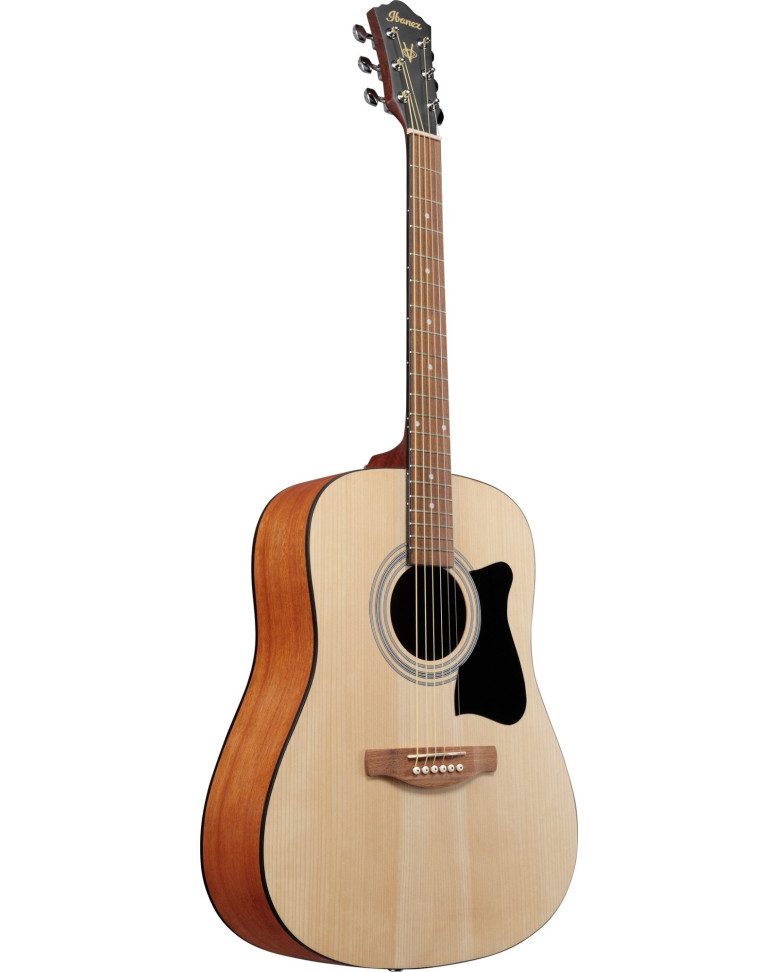 Ibanez V50NJP-OPN Jampack Acoustic Guitar Set 6-String - Open Pore Natural + Gig Bag, Strap, Tuner & Picks