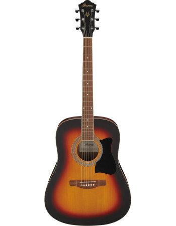 Ibanez V50NJP-OVS Jampack Acoustic Guitar Set 6-String - Open Pore Vintage Sunburst + Gig Bag, Strap, Tuner & Picks