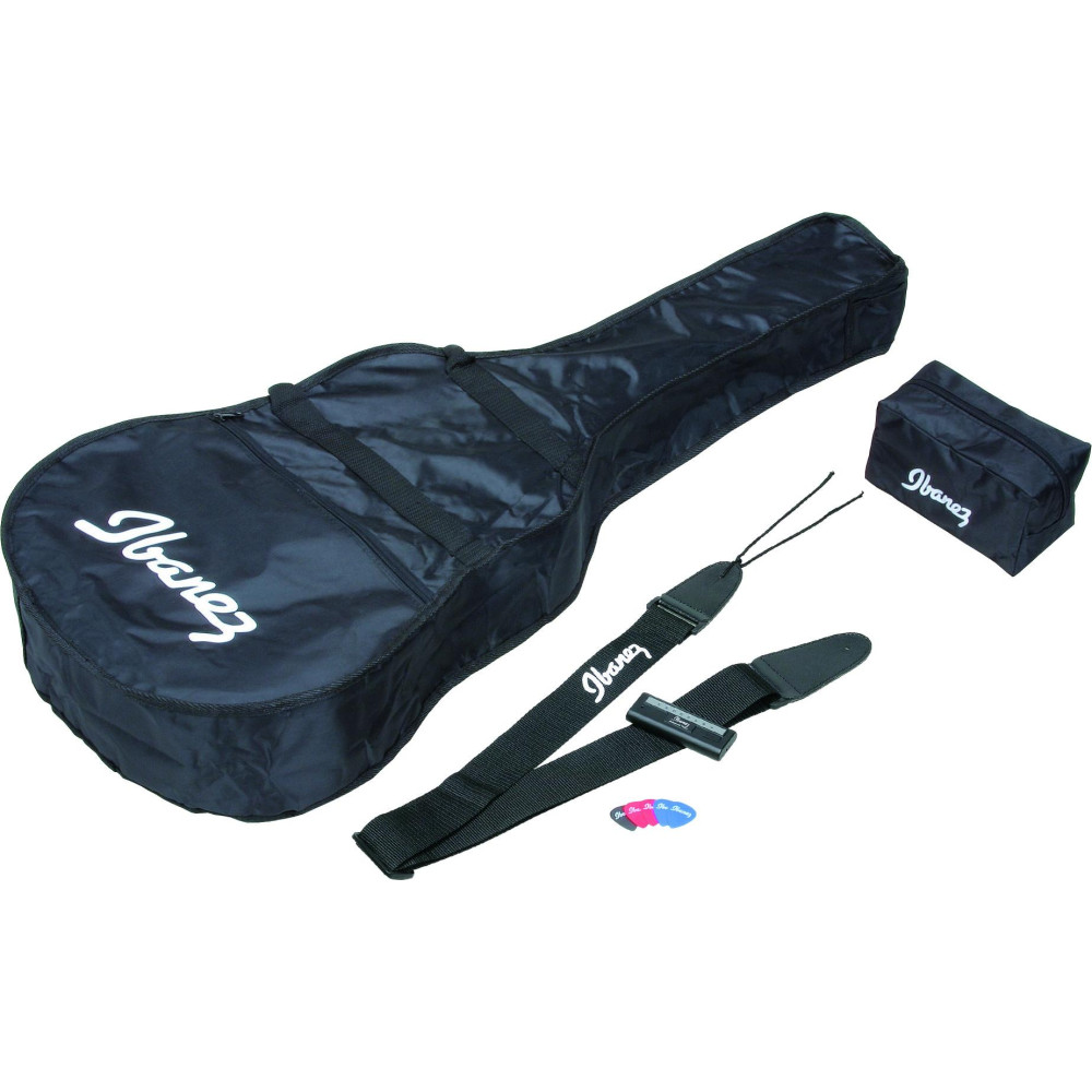 Ibanez V50NLJP-NT Jampack Acoustic Guitar Set 6-String Lefty - Natural + Gig Bag, Strap, Tuner & Picks