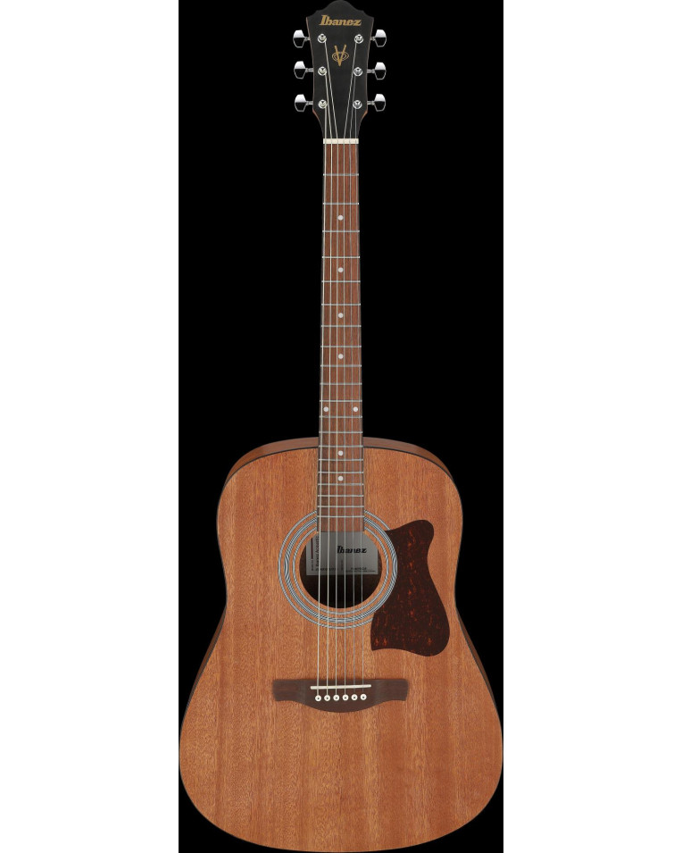 Ibanez V54NJP-OPN Jampack Acoustic Guitar Set 6-String - Open Pore Natural + Gig Bag, Strap, Tuner & Picks