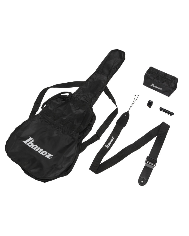Ibanez V54NJP-OPN Jampack Acoustic Guitar Set 6-String - Open Pore Natural + Gig Bag, Strap, Tuner & Picks