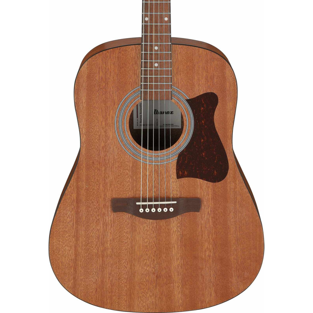 Ibanez V54NJP-OPN Jampack Acoustic Guitar Set 6-String - Open Pore Natural + Gig Bag, Strap, Tuner & Picks