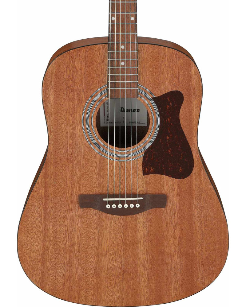 Ibanez V54NJP-OPN Jampack Acoustic Guitar Set 6-String - Open Pore Natural + Gig Bag, Strap, Tuner & Picks