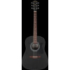 Ibanez V54NJP-WK Jampack Acoustic Guitar Set 6-String - Weathered Black Open Pore + Gig Bag, Strap, Tuner & Picks