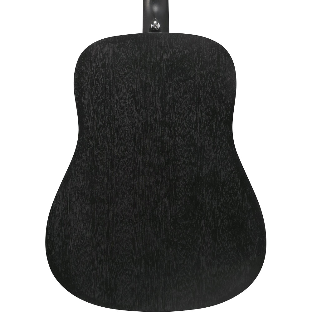 Ibanez V54NJP-WK Jampack Acoustic Guitar Set 6-String - Weathered Black Open Pore + Gig Bag, Strap, Tuner & Picks