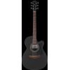 Ibanez VC44CE-WK VC Acoustic Guitar 6-String - Weathered Black Open Pore