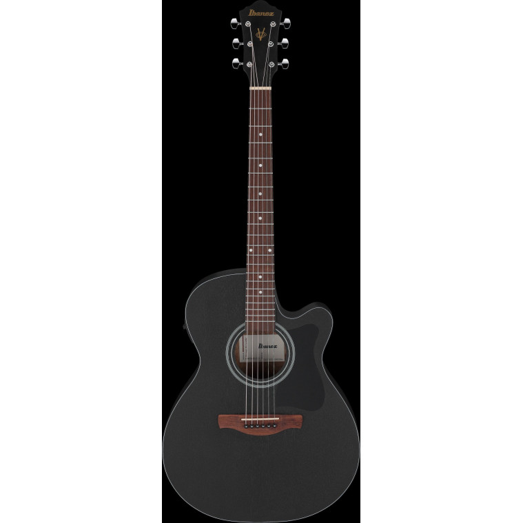 Ibanez VC44CE-WK VC Acoustic Guitar 6-String - Weathered Black Open Pore