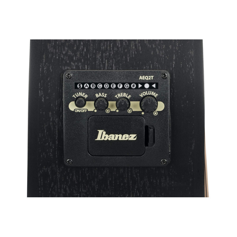 Ibanez VC44CE-WK VC Acoustic Guitar 6-String - Weathered Black Open Pore