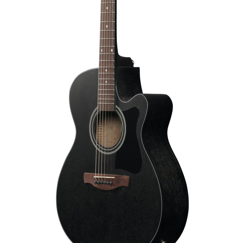 Ibanez VC44CE-WK VC Acoustic Guitar 6-String - Weathered Black Open Pore
