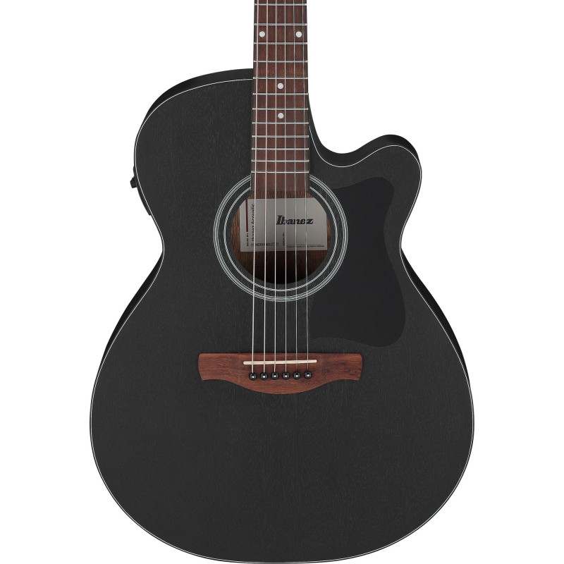 Ibanez VC44CE-WK VC Acoustic Guitar 6-String - Weathered Black Open Pore