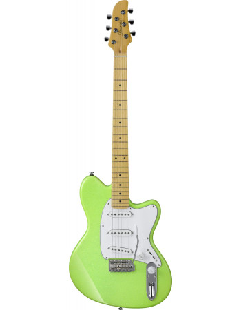 Ibanez YY10-SGS Yvette Young Signature E-Guitar 6 String - Slime Green Sparkle + Special Sticker