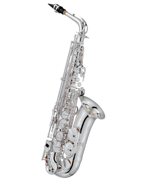 Jupiter JAS1100SQ Eb Alto Saxophone, Body and keywork: silver-plated