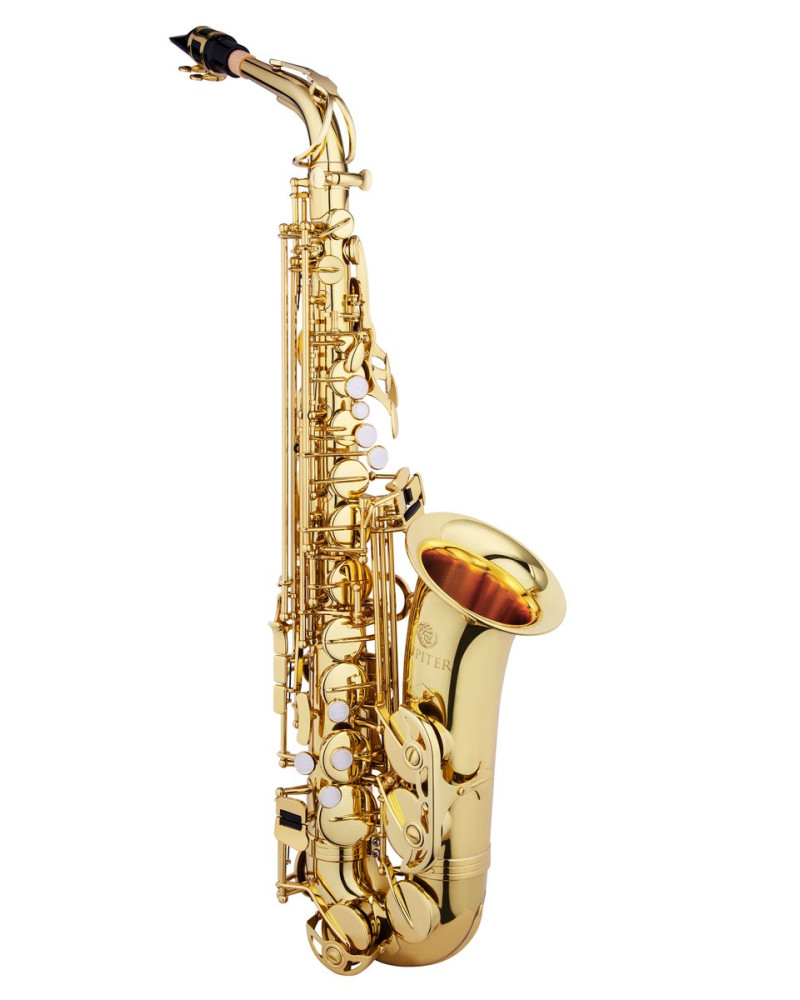 Jupiter JAS510Q Eb Alto Saxophone, Gold-lacquered