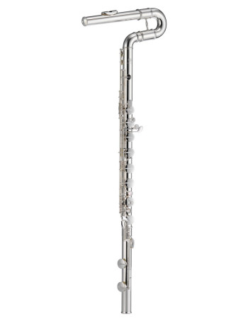 Jupiter JBF1100E Bass Flute, E mechanism, Vertical construction
