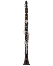 Jupiter JCL1100DSQ Bb Clarinet, Grenadilla, 2 barrels, silver-plated