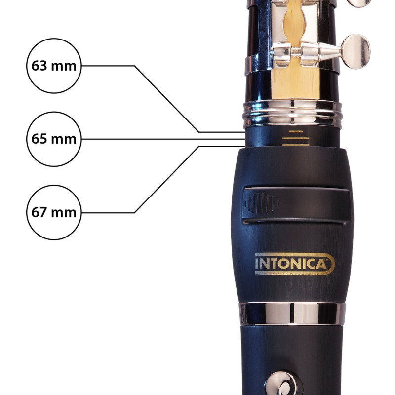 Jupiter JCL700DNQ Bb Clarinet, ABS, 2 barrels, (64 mm and Intonica), nickel-plat ed