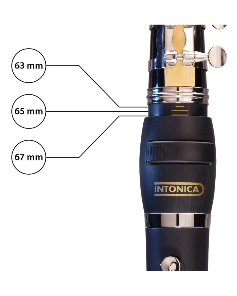 Jupiter JCL700DSQ Bb Clarinet, ABS, 2 Barrels (64 mm and Intonica), silver-plate d