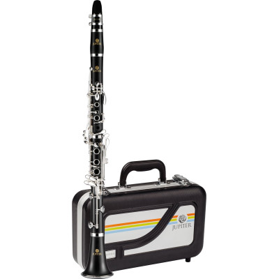 Jupiter JCL750SA Bb Clarinet, Grenadilla, silver-plated